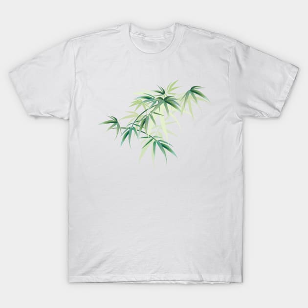 Retro Palm Leaves T-Shirt by SWON Design